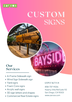 Custom Signs San Diego – Zarvox