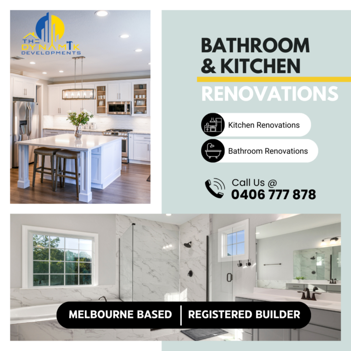 Kitchen & Bathroom Renovation in Melbourne