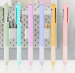 The gel ink pen is more lightweight