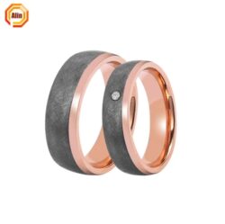 Alin Accessory: Beautiful Black Titanium Rings