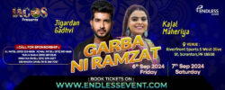Garba Ni RAMZAT With Jigardan Gadhavi And Kajal Maheriya – Scranton PA