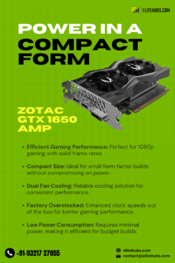 Zotac GTX 1650 AMP – Power in a Compact Form