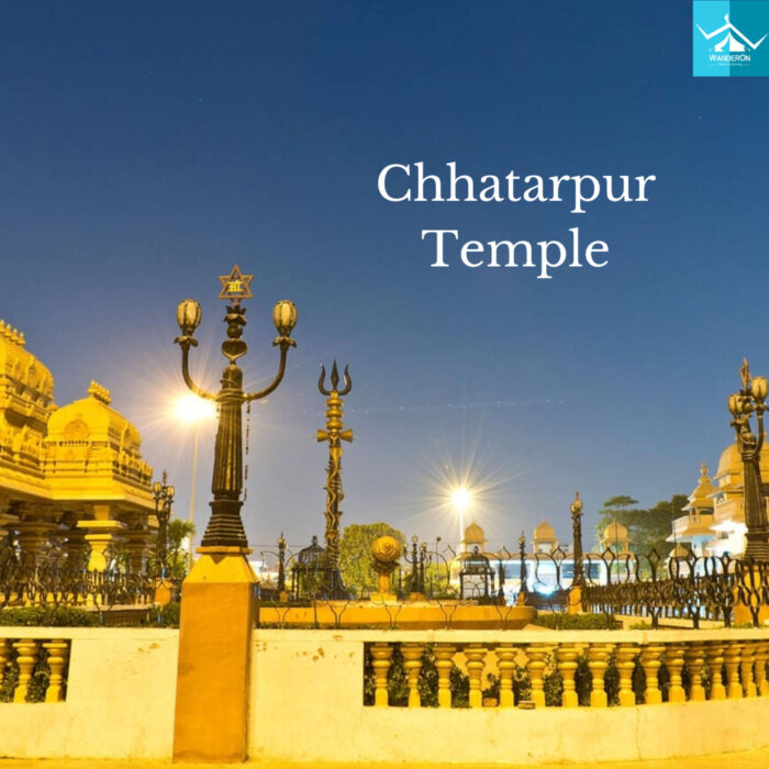 Golden Hours at Chhatarpur: A Temple of Tranquility