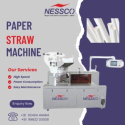 Unibody Snug Fit Design Paper Straw Machine