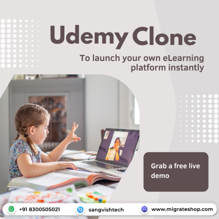 Udemy Clone – Best eLearning App Solution for 2024
