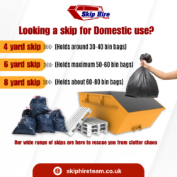 Reliable Skip Hire Rochester for Domestic Waste Disposal