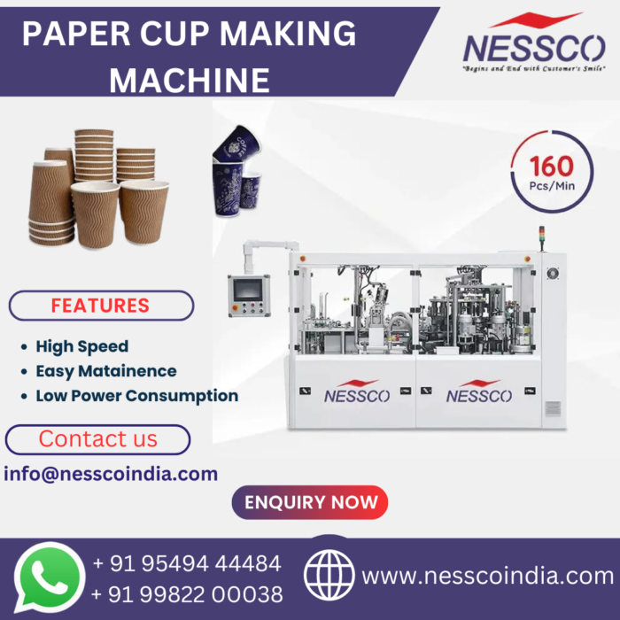 Robust Nessco Paper Cup Machine