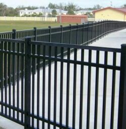Black Industrial Fence
