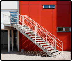 Exterior Steel Staircase | Elite Tech