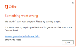 Error 30169 & Error Code 30169-26, 22 : How to Fix Installation Problems