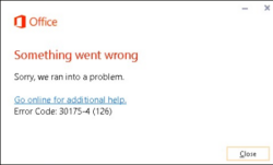 Resolving Microsoft Office Installation Error Code 30175-4