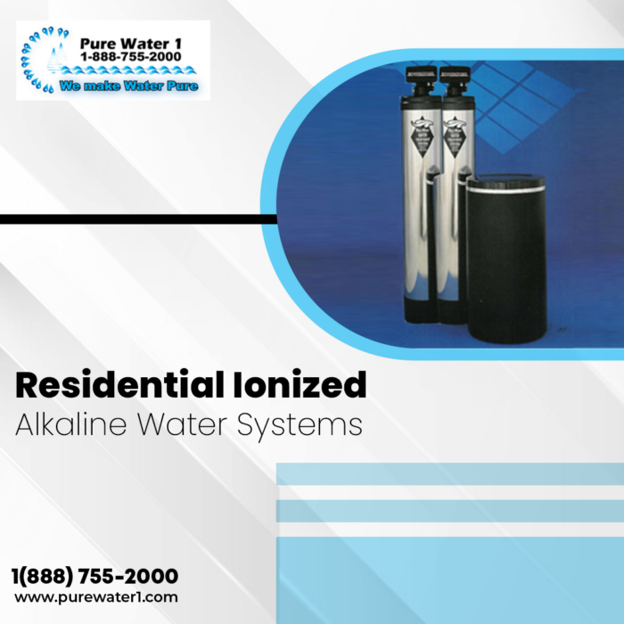Residential Ionized Alkaline Water Systems