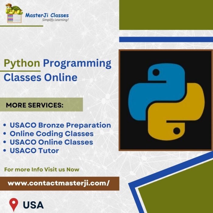 Best Python Programming Classes Online by Contact Masterji