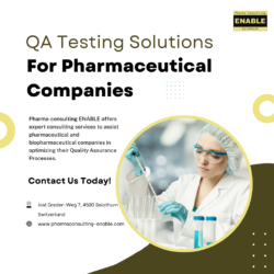 QA Testing Solutions for Pharmaceutical Companies | Pharma Consulting Enable