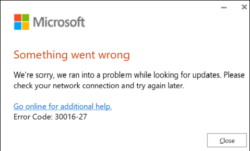 Resolving Error Code 30016-22, 30016-13,30016-29 in Microsoft Office