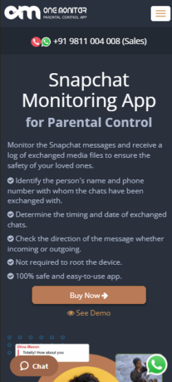 ONEMONITAR Snapchat Tracker App