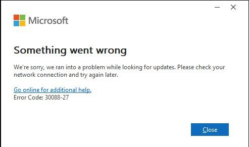Troubleshooting Microsoft Office Error Code 30088-27