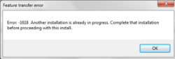 Understanding Error 0x652 (1618) During Installation: Causes and Solutions