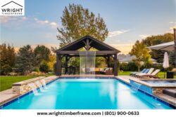 Timber Frame Trellis | Wright Timberframe