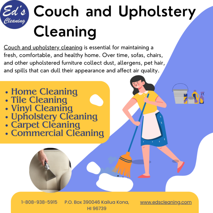 Refresh Your Space with Professional Couch and Upholstery Cleaning