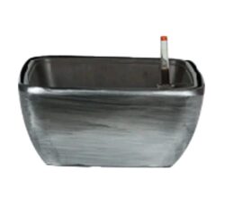 square pure handmade desktop plant pot