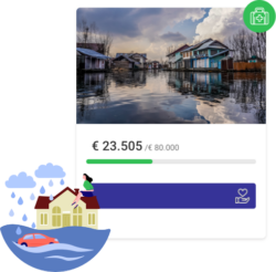 Recaudación de fondos para ayudar a las víctimas de las inundaciones