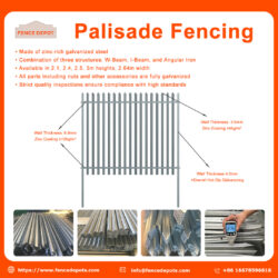 Palisade Fencing, High Security Fence Panels