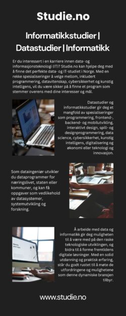 Informatikkstudier – Datastudier – Informatikk