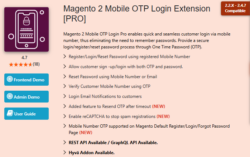 Magento 2 Mobile OTP Login Extension [PRO]