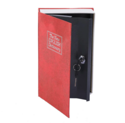 Secure Hidden Storage: Book Safe with Key Lock for Valuables