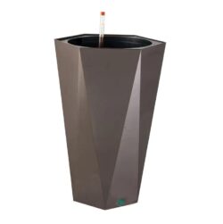 rhombus stone color flower pot