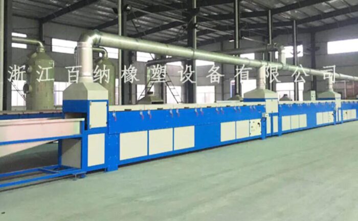 Rubber Single Extrusion And Microwave Curing Production Line