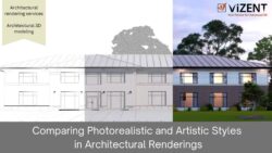 Comparing Photorealistic and Artistic Styles in Architectural Renderings