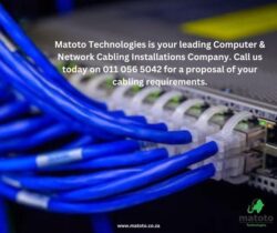 Get the Best Data Networking Cabling Solutions at Matoto Technologies!