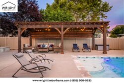 Timber Frame Pavilion Utah | Wright Timberframe