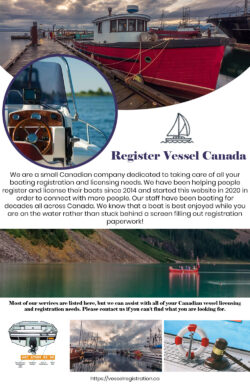 Register Your Vessel in Canada via Vessel Registration Canada for Simple Service