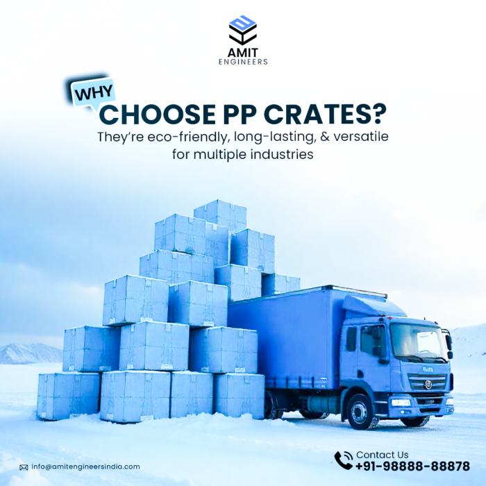 Durable and Versatile: Plastic Corrugated Crates