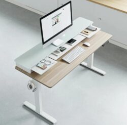 L-Shaped Standing Desks for Multi-Tasking Efficiency