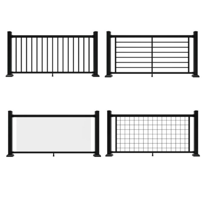 AR400 aluminum railing system