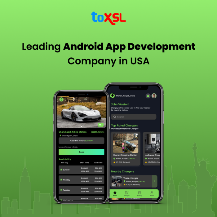 Hire Professional Android App Developers in USA – ToXSL Technologies