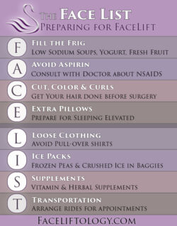 How to prepare for facelift