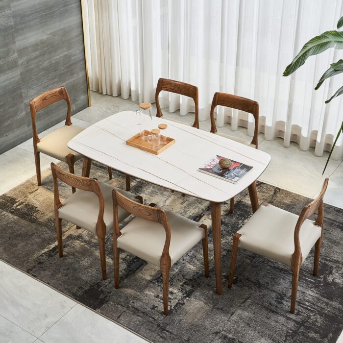Teso Dining Table Stone Top