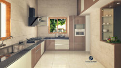 Elegant & Space-Saving L-Shaped Modular Kitchen Designs in Coimbatore
