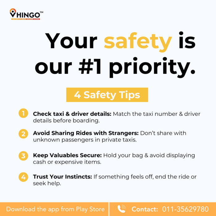 4 safety tips while riding with taxi or cab