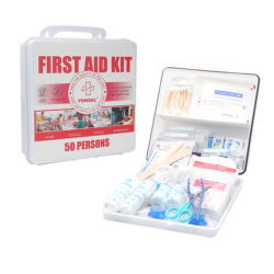 50 Person Emergency Plastic Medical Box Portable First Aid Kit for Factory Home Office