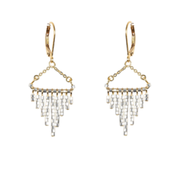 Beaded Pearl Earrings