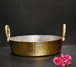 Brass Jalebi Kadai, Deep Fry Kadai (2.0 L) – The Yellow Metals