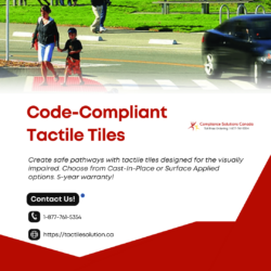 Access Tile Replaceable Cast in Place Tactile Wayfinding Indicators Bars
