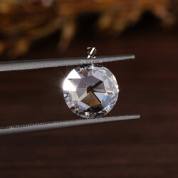 Unique Rose Cut Lab Diamond Engagement Rings