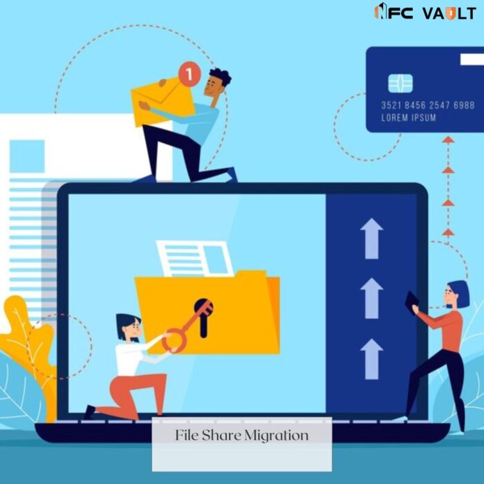 Secure File Share Over Internet with NFC Vault